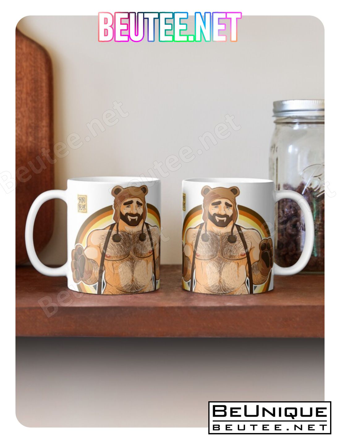 Adam Likes Hugs - Bear Pride Coffee Mug