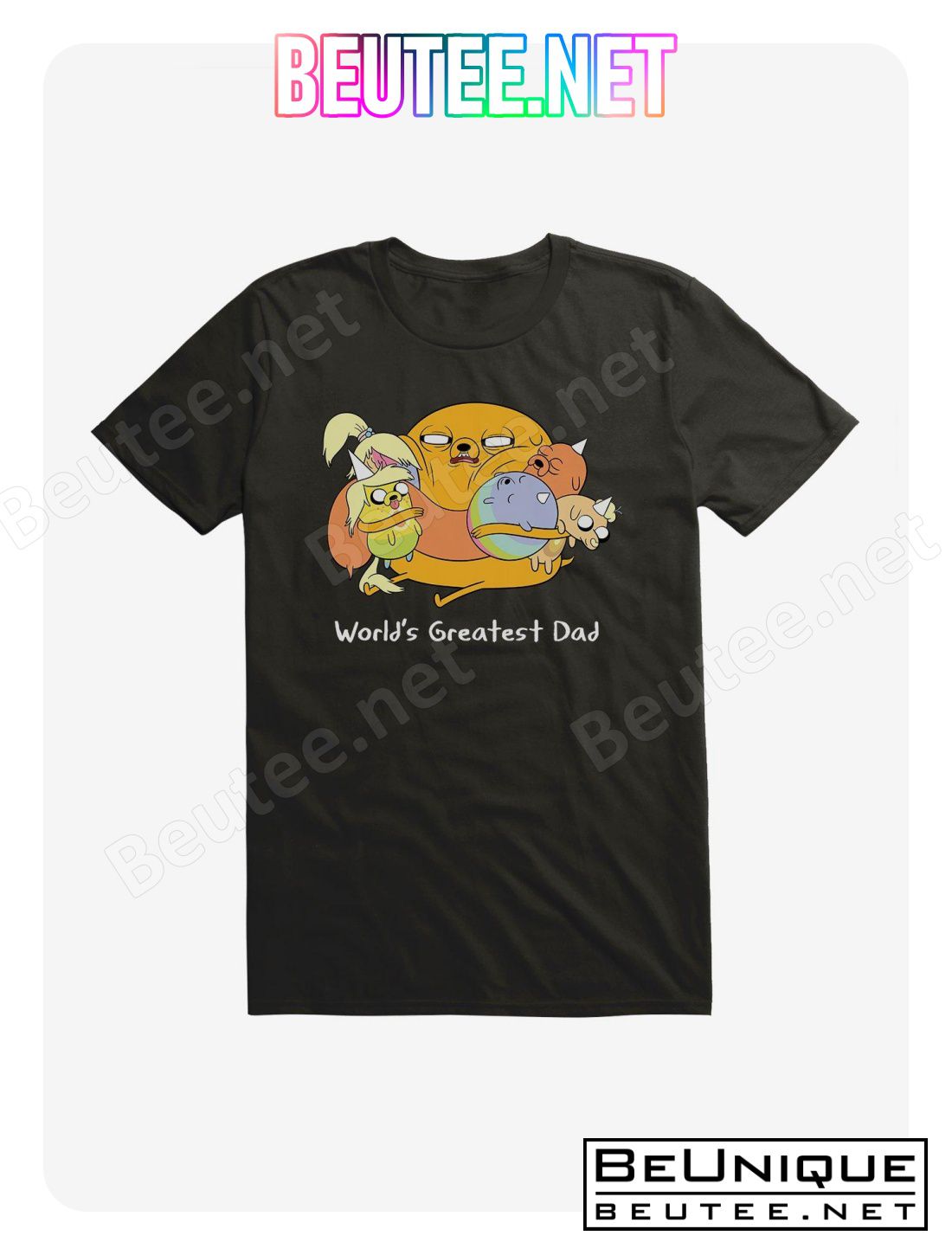 3D Adventure Time World’s Greatest Dad T-Shirt , Sweatshirt, Kids Tee
