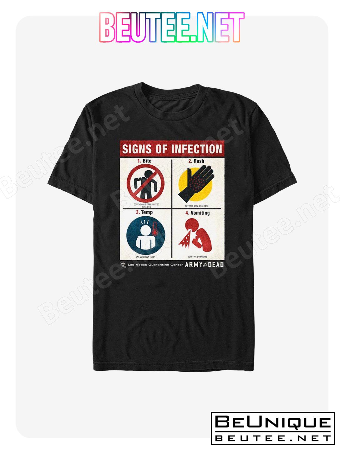 Army Of The Dead Signs Of Infection T-Shirt
