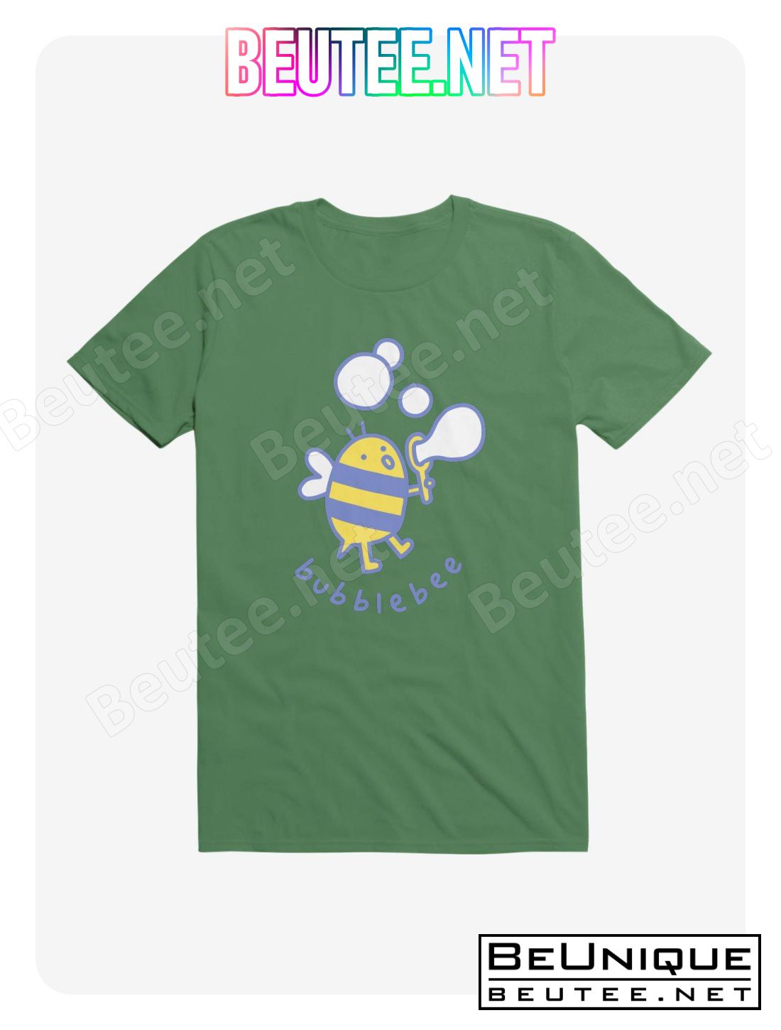Bumblebee Bubbles Kelly Green T-Shirt