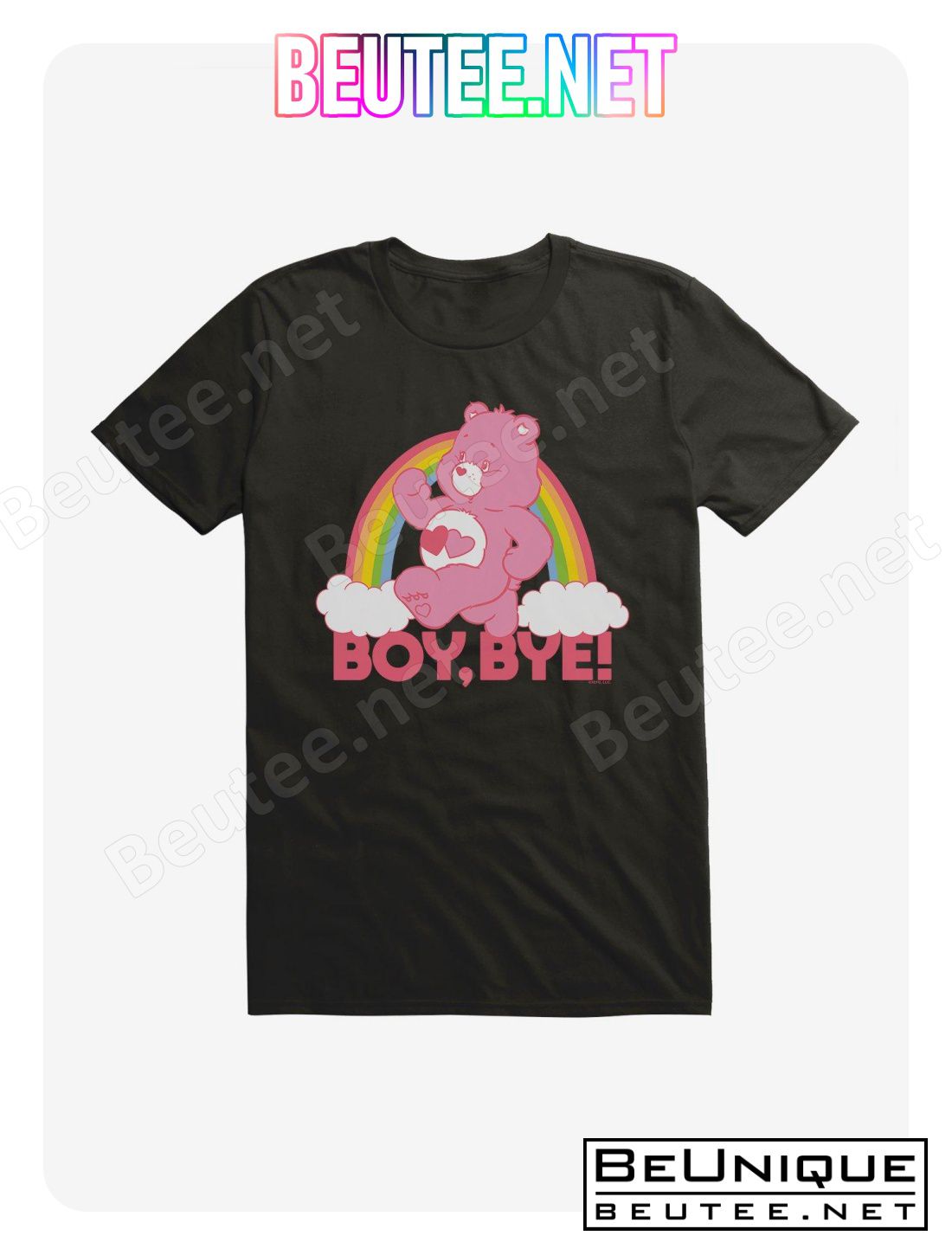 Care Bears Pride Love-A-Lot Bear Boy Bye T-Shirt