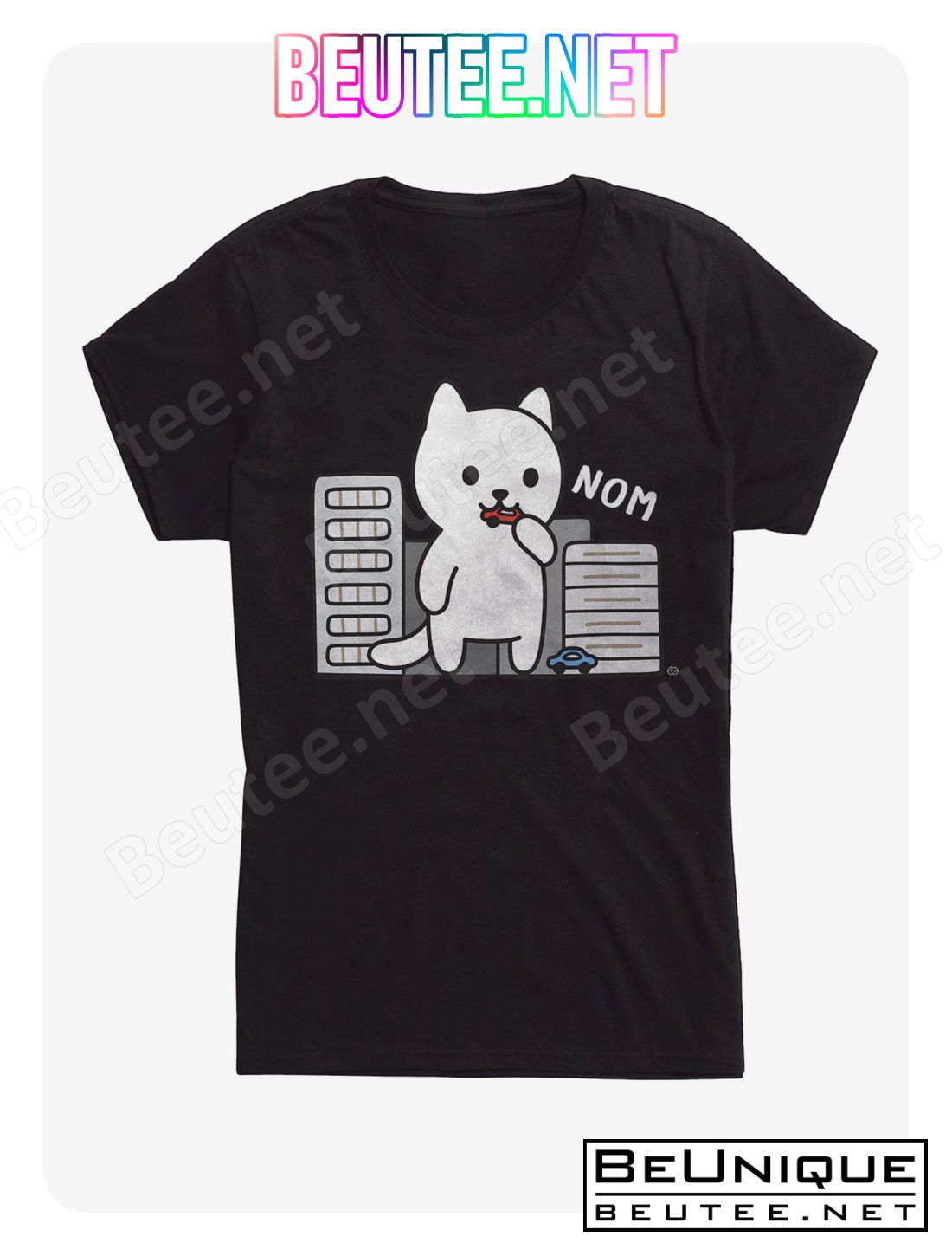Cat Destroying City T-Shirt