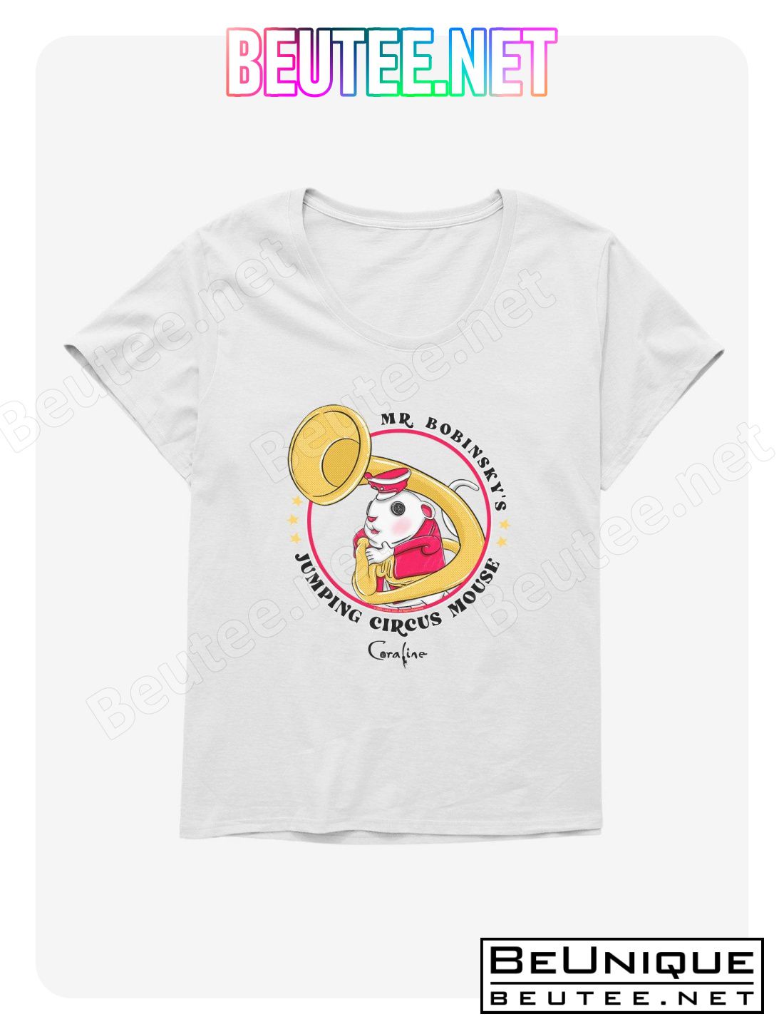 Coraline Jumping Circus Mouse T-Shirt Plus Size