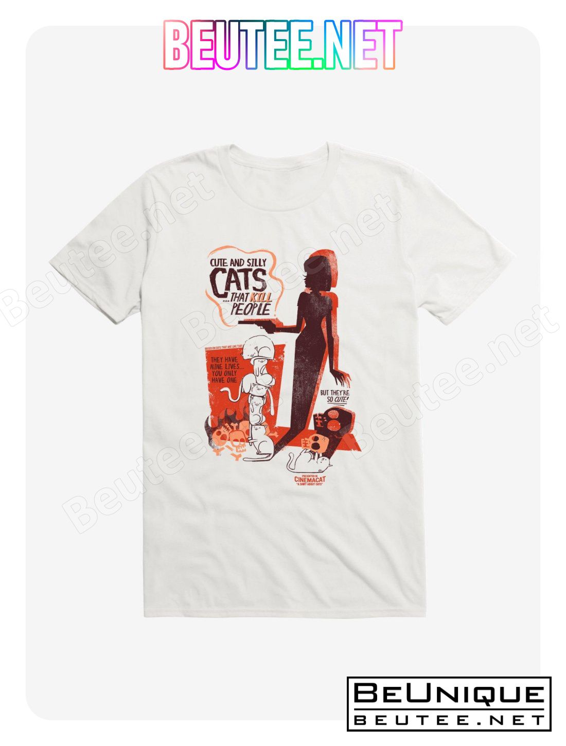 Cute And Silly Cats That Kill People T-Shirt