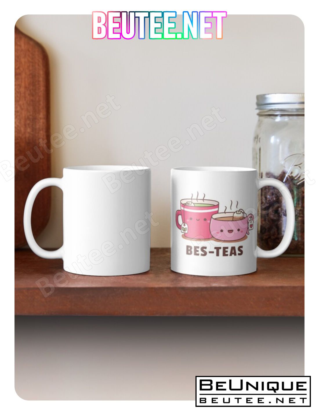 Cute Teacups Bes Teas Besties Coffee Mug