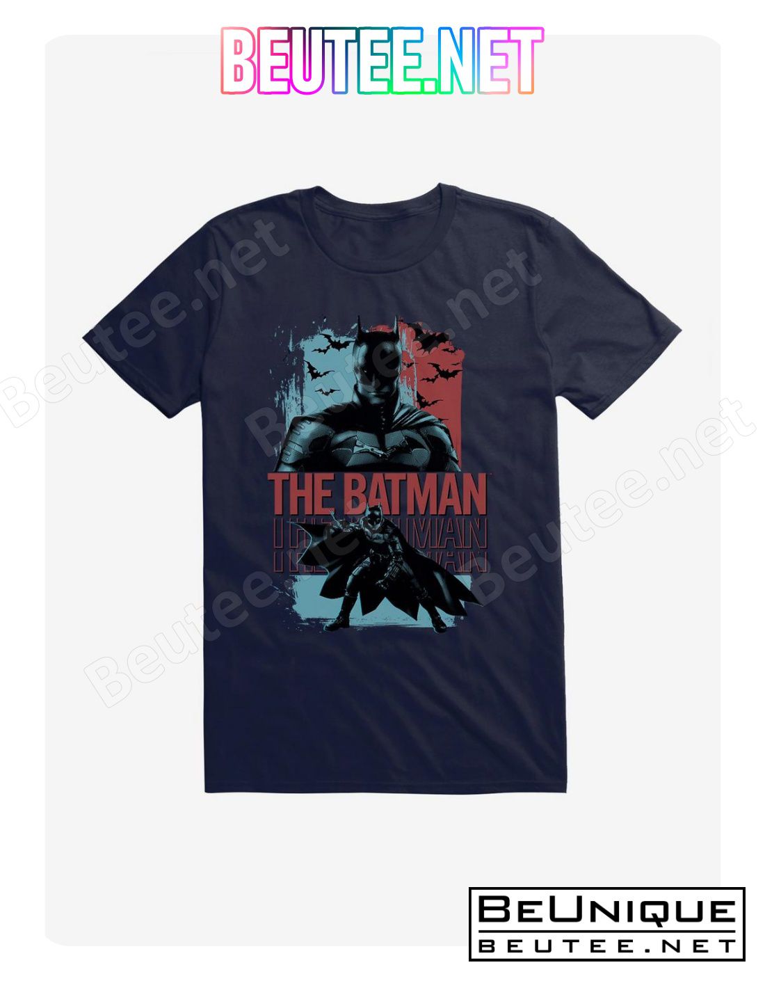 DC Comics The Batman Name Stacked T-Shirt