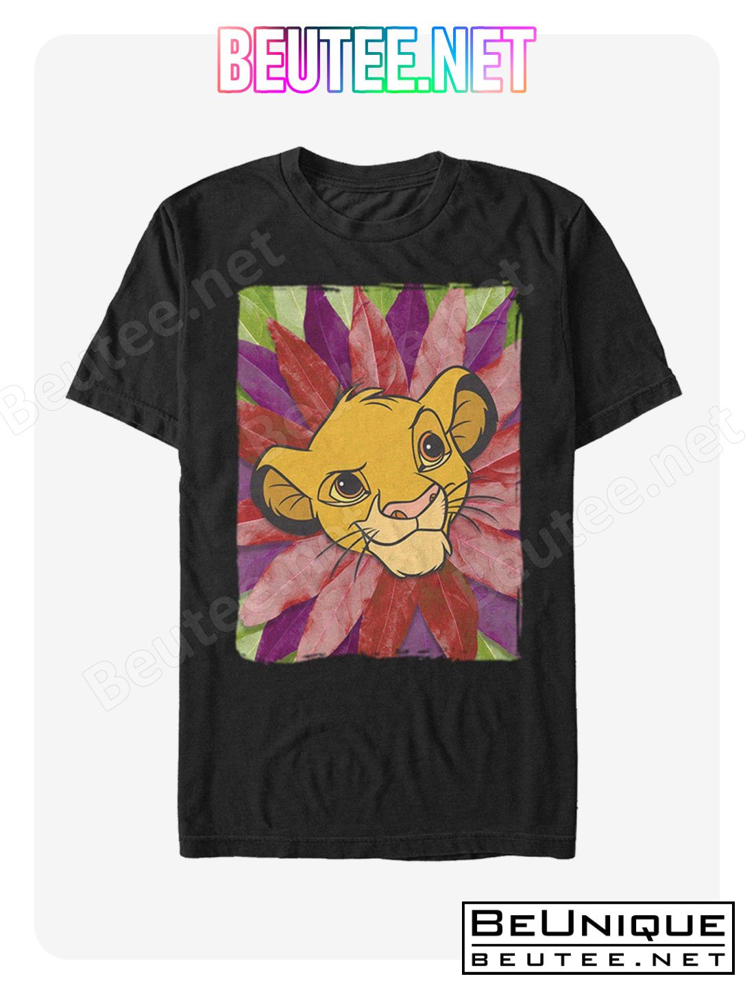 Disney Lion King Simba Leaf Mane T-Shirt
