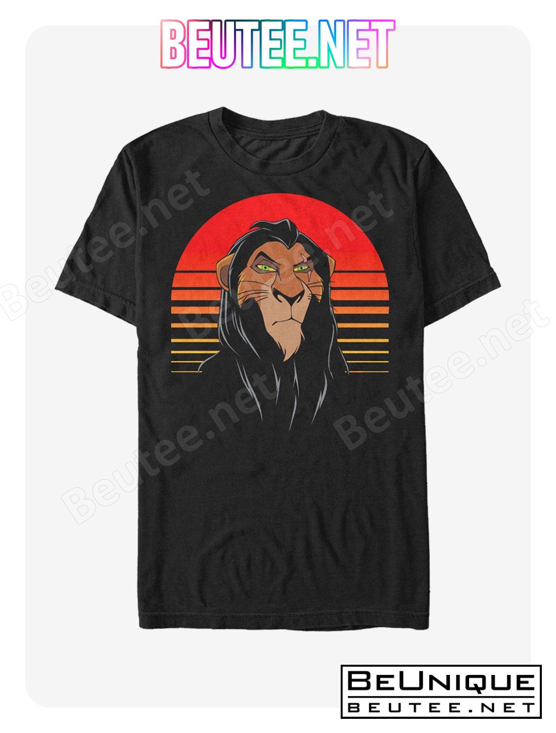 Disney Lion King Sunset Scar Pose T-Shirt