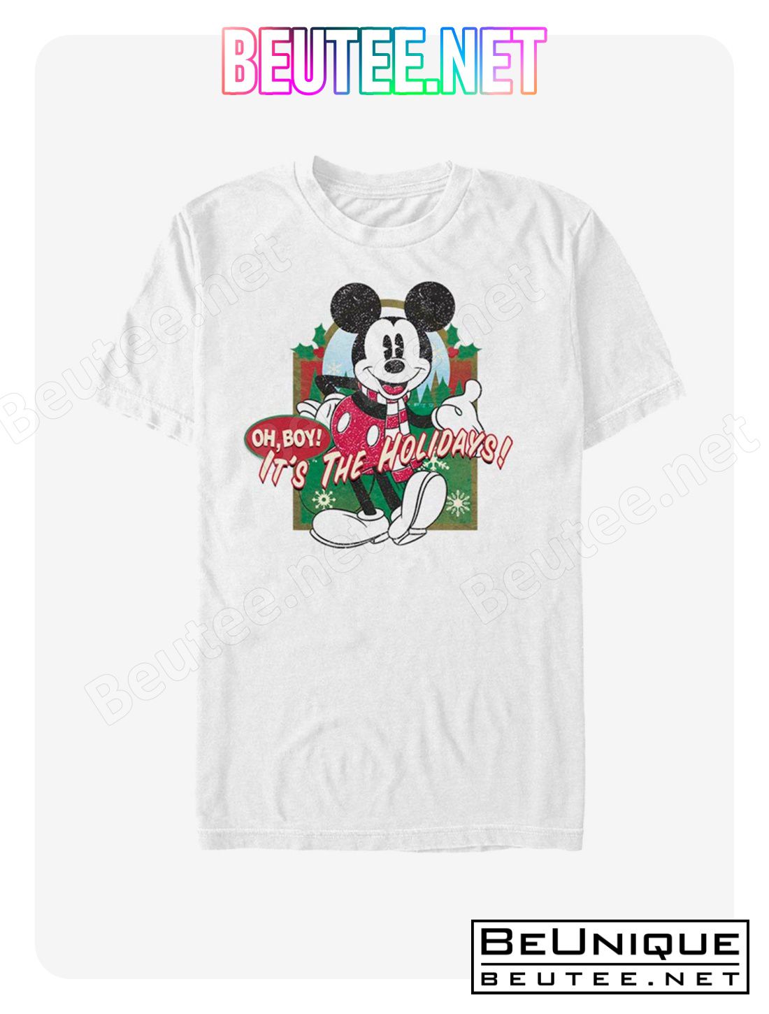 Disney Mickey Mouse Holiday Vintage Mickey T-Shirt