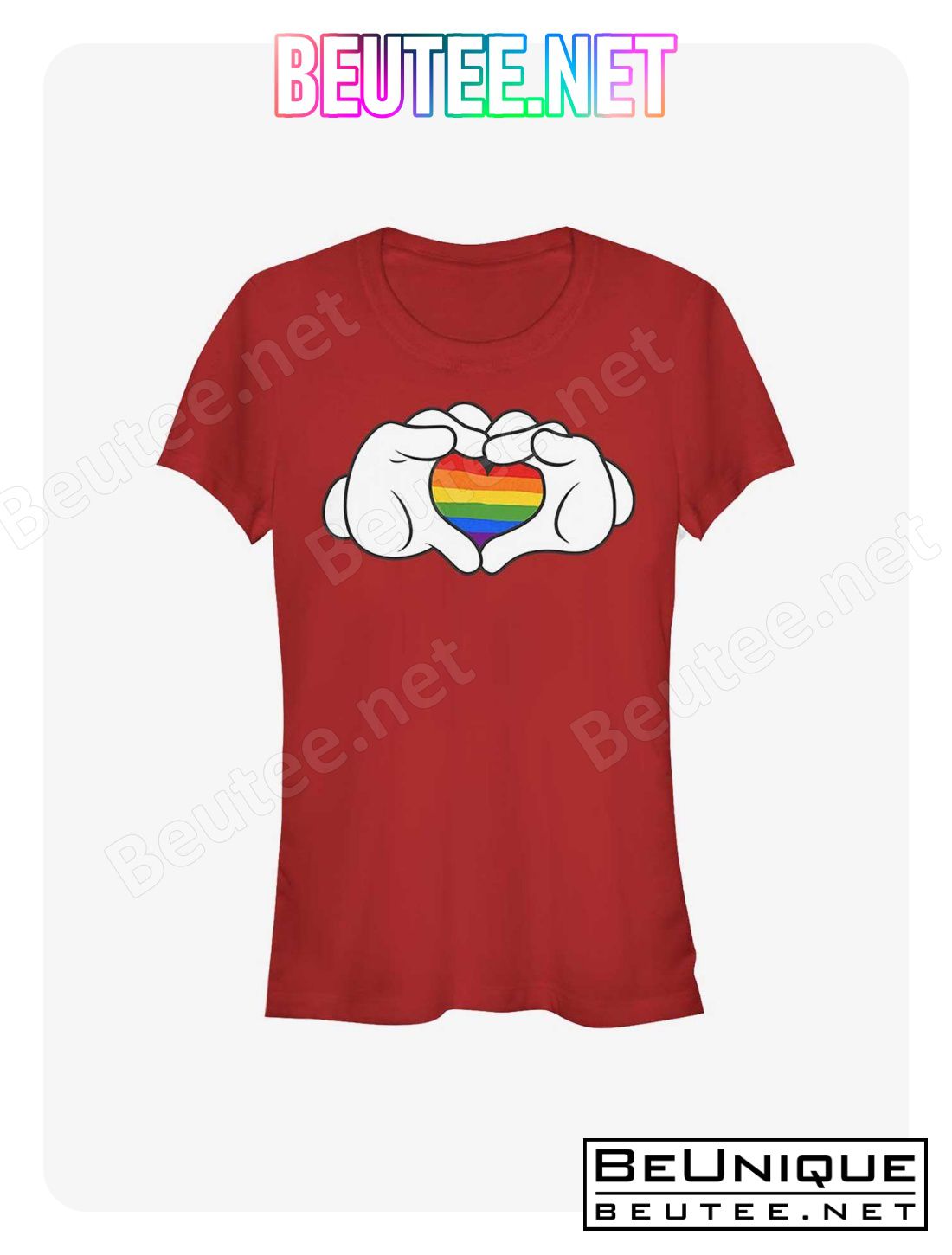Disney Mickey Mouse Rainbow Love T-Shirt