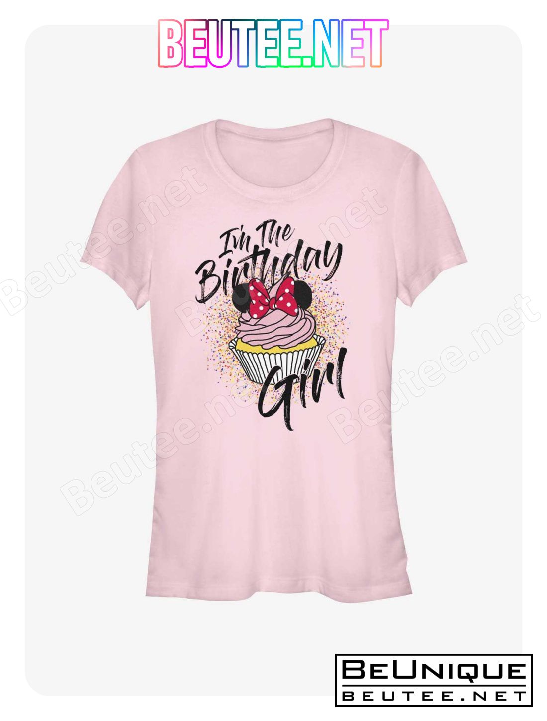 Disney Minnie Mouse I'm The Birthday Girl Cupcake T-Shirt