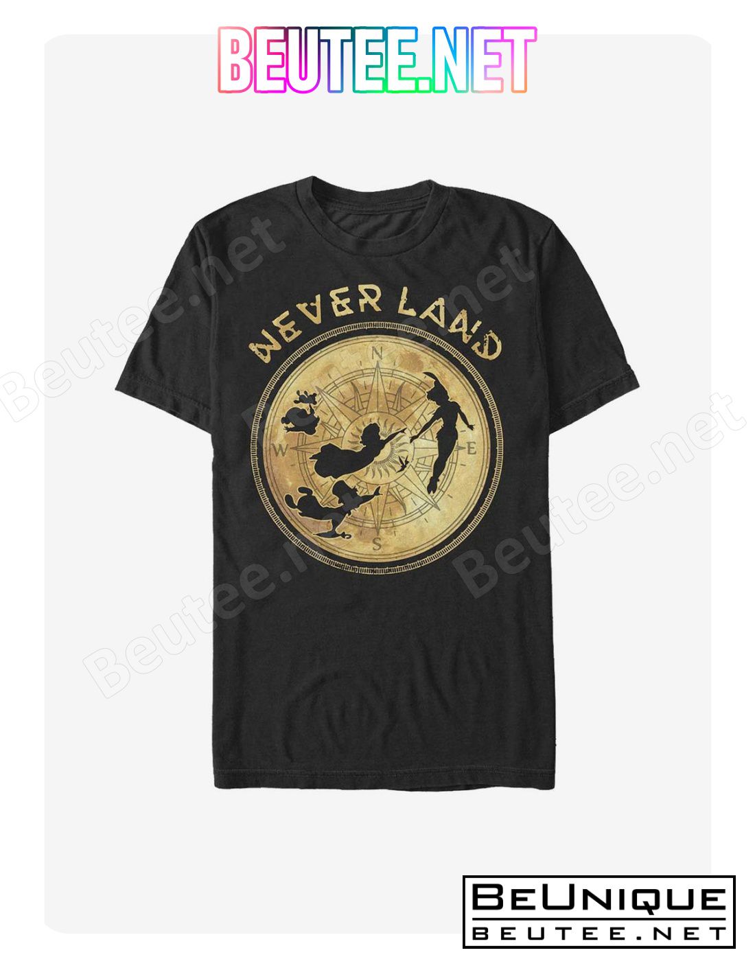 Disney Peter Pan Compass To Neverland T-Shirt