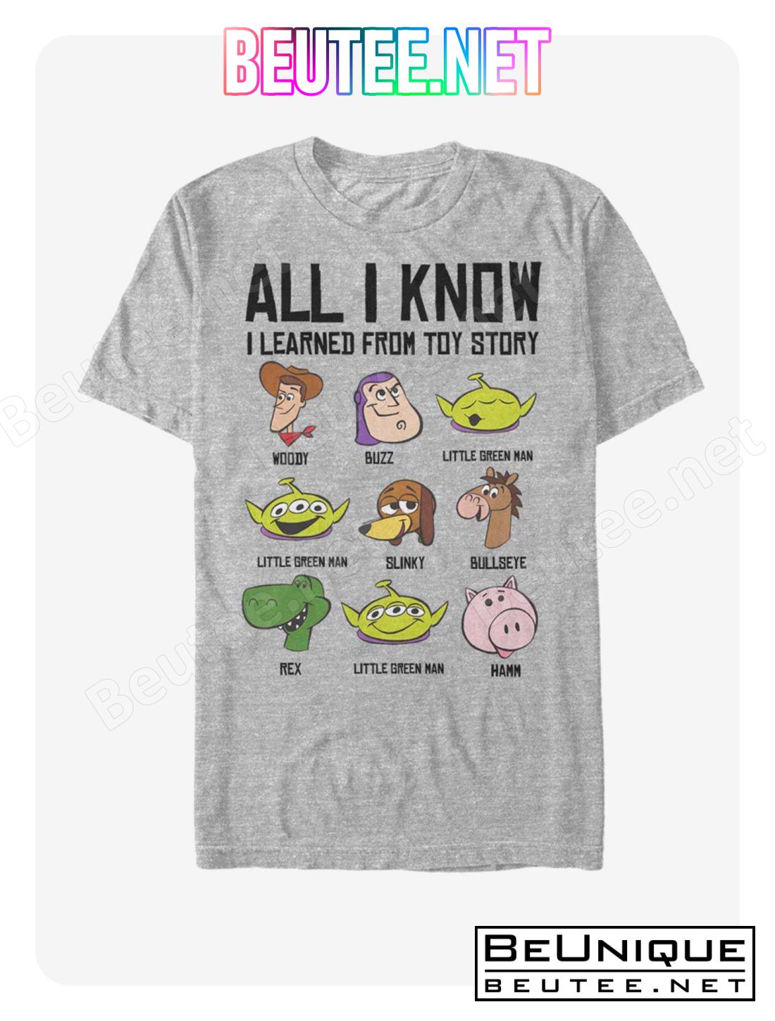 Disney Pixar Toy Story All I Know T-Shirt