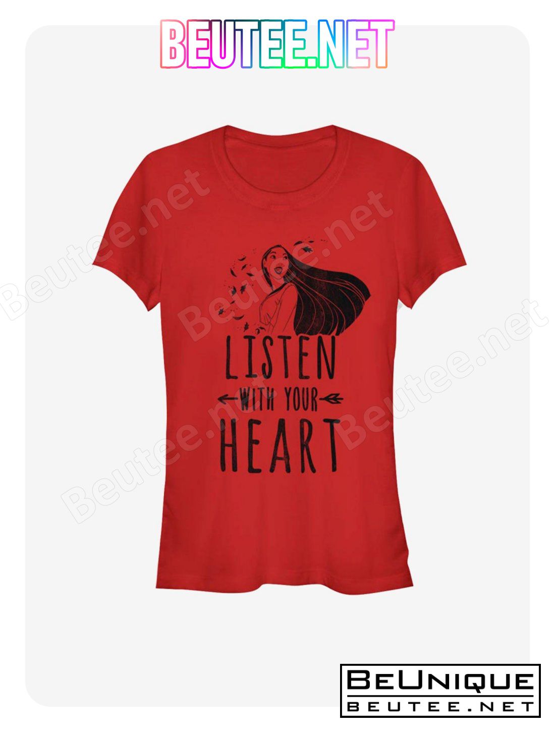 Disney Pocahontas Listen With Your Heart Pocahontas T-Shirt