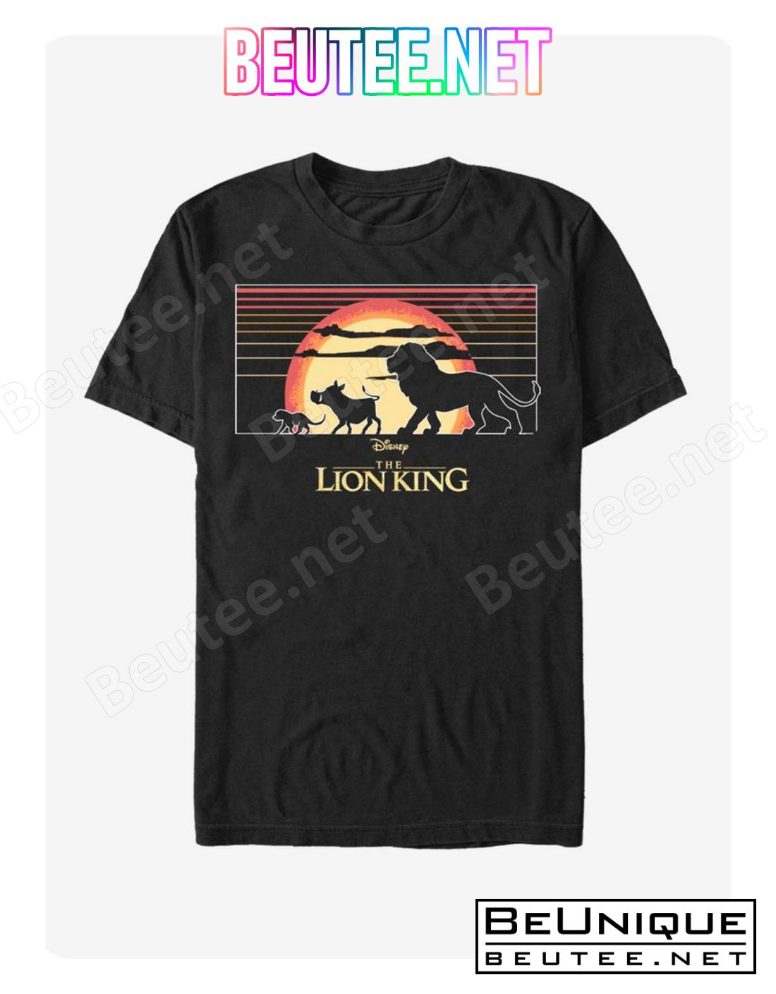 Disney The Lion King Sunset Stripes T-Shirt