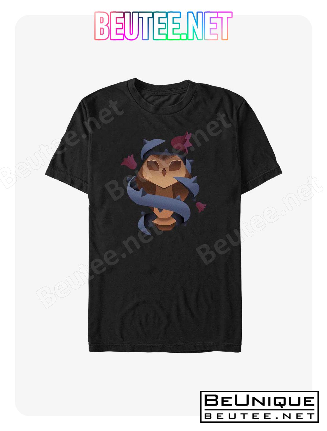 Disney The Owl House Owlbert Staff Vines T-Shirt
