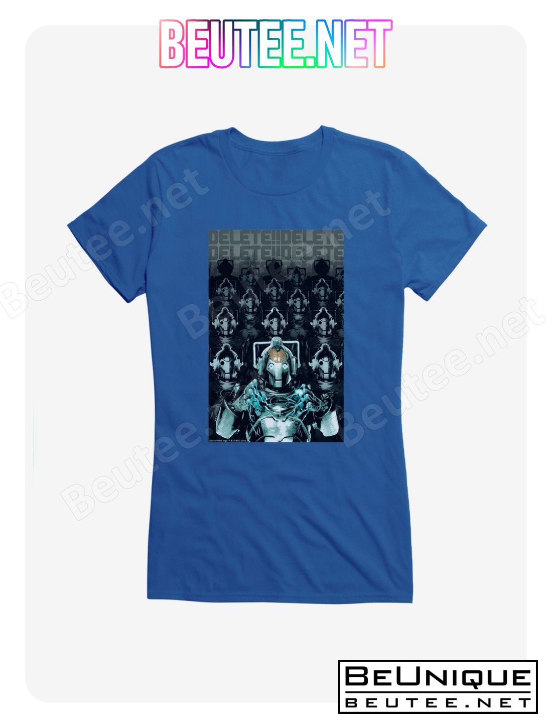 Doctor Who Cybermen Army Delete T-Shirt