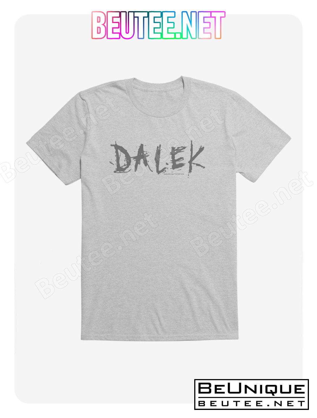 Doctor Who Dalek Scratch Script T-Shirt