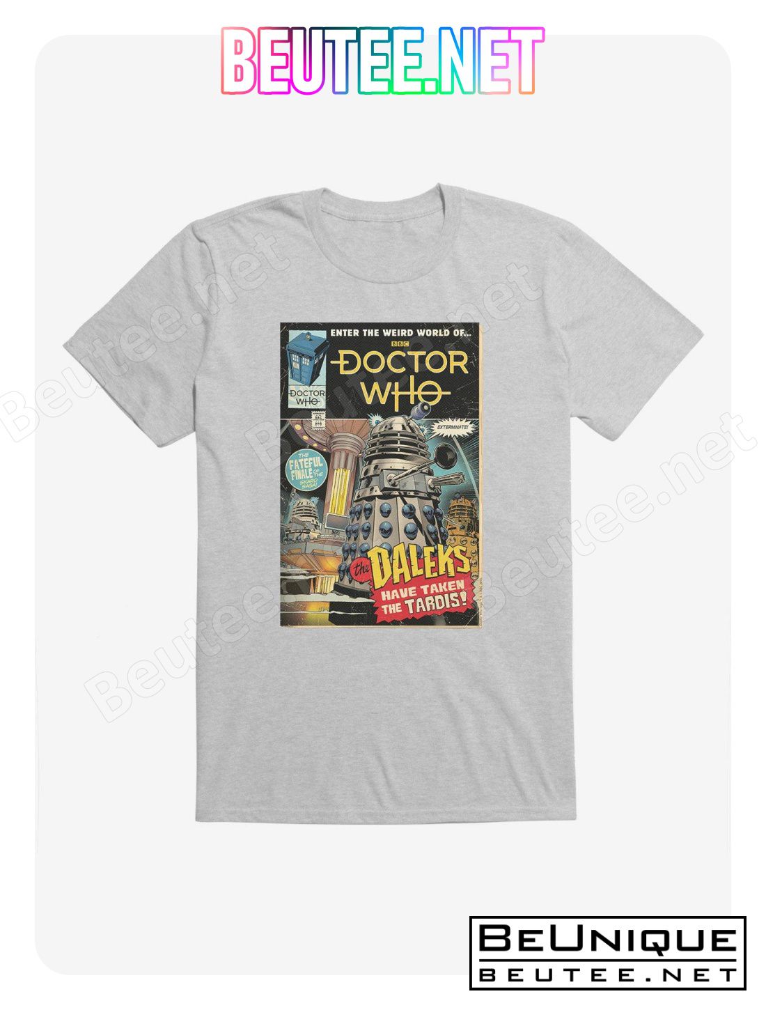 Doctor Who Daleks Takeover Comic Cover T-Shirt