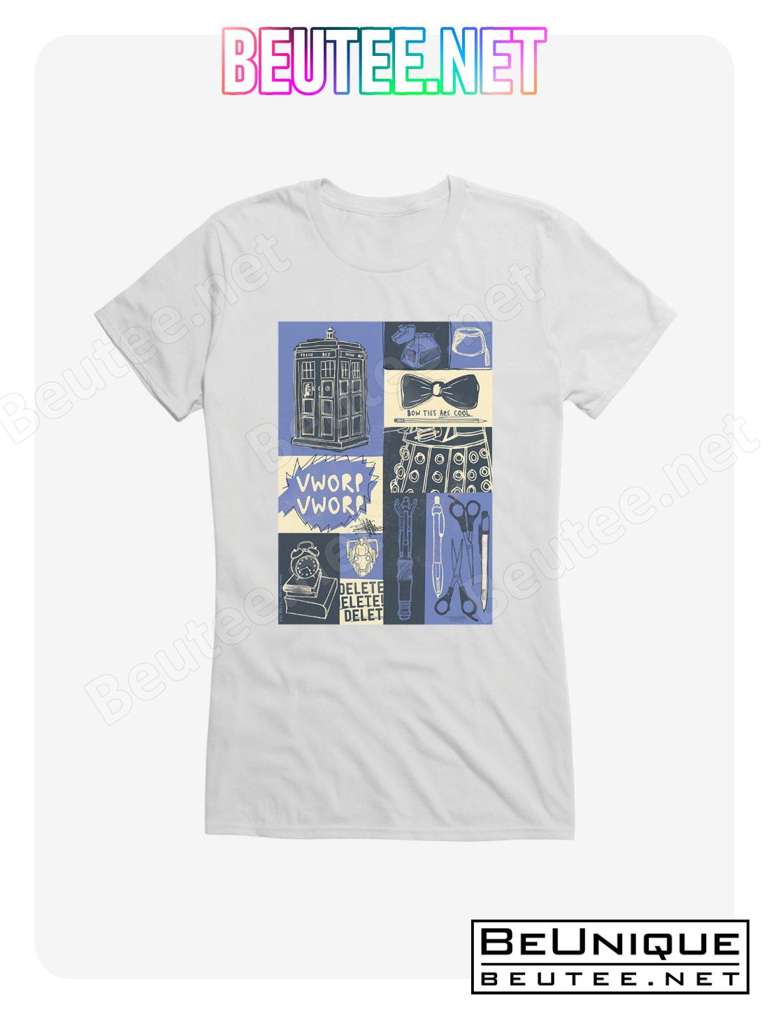 Doctor Who TARDIS Classic Icons T-Shirt