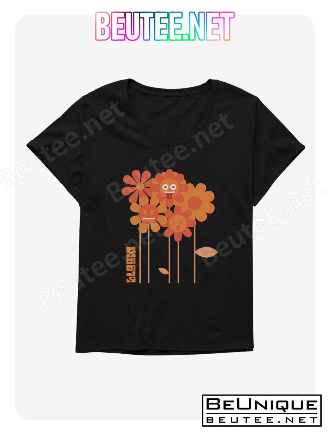Emoji Bloom T-Shirt Plus Size