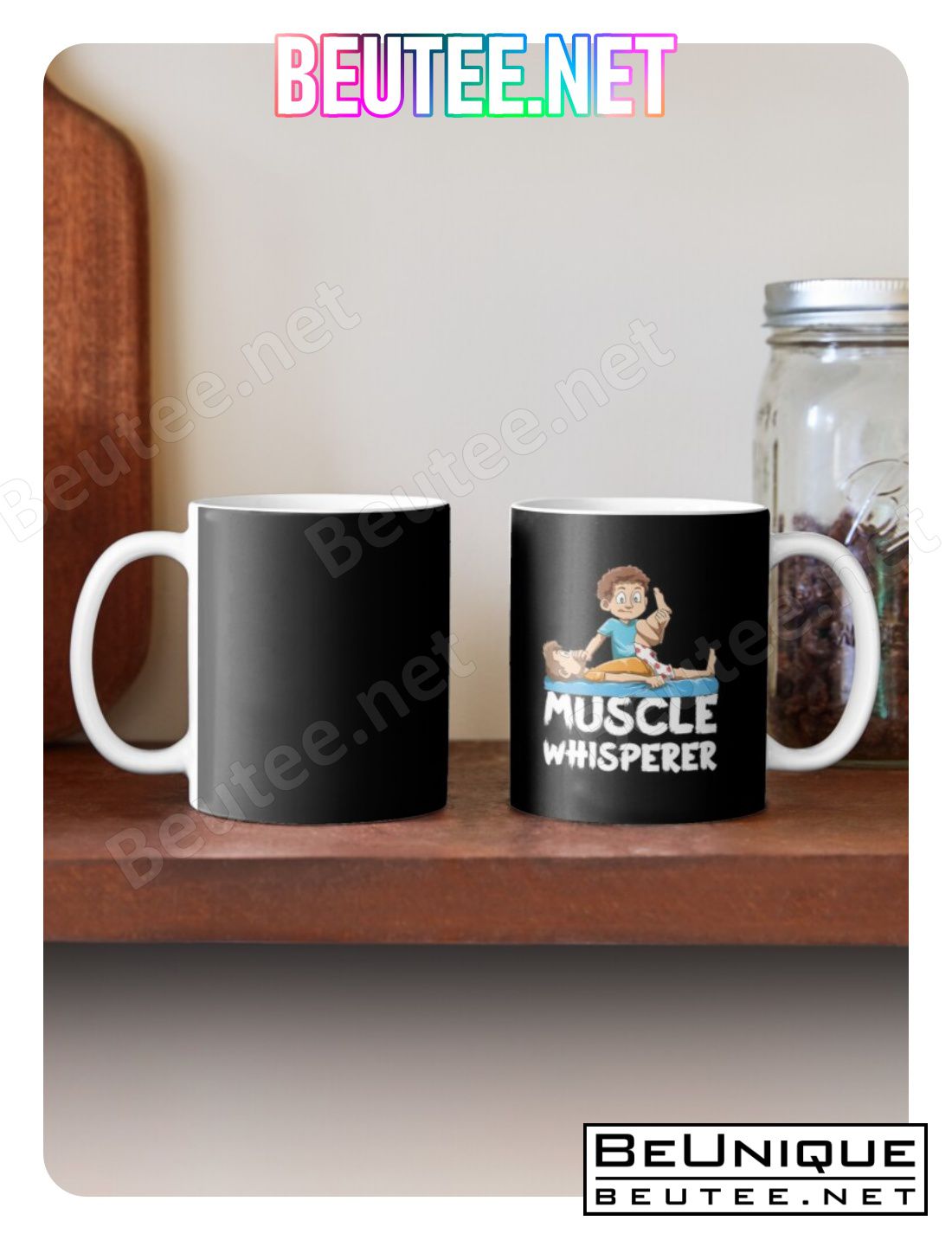 Funny Physio Muscle Whisperer Cartoon Coffee Mug