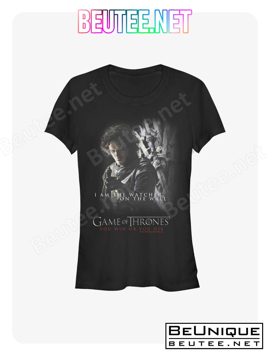 Game Of Thrones Jon Snow Watcher On The Wall T-Shirt