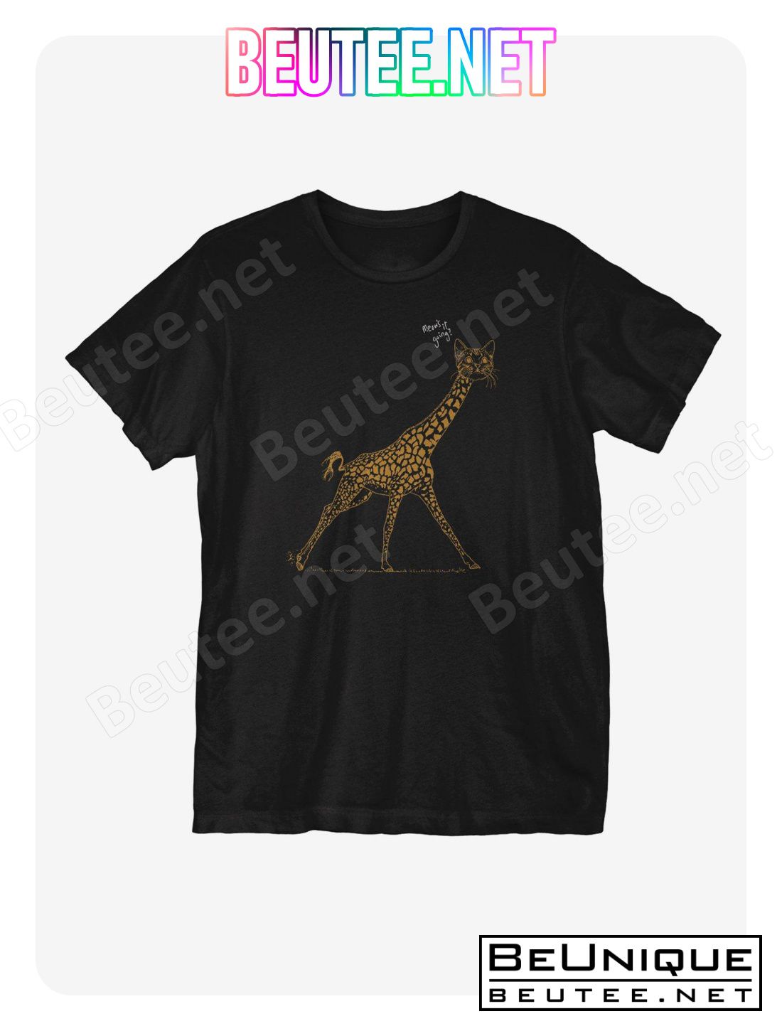 Giraffe Cat High Roller T-Shirt