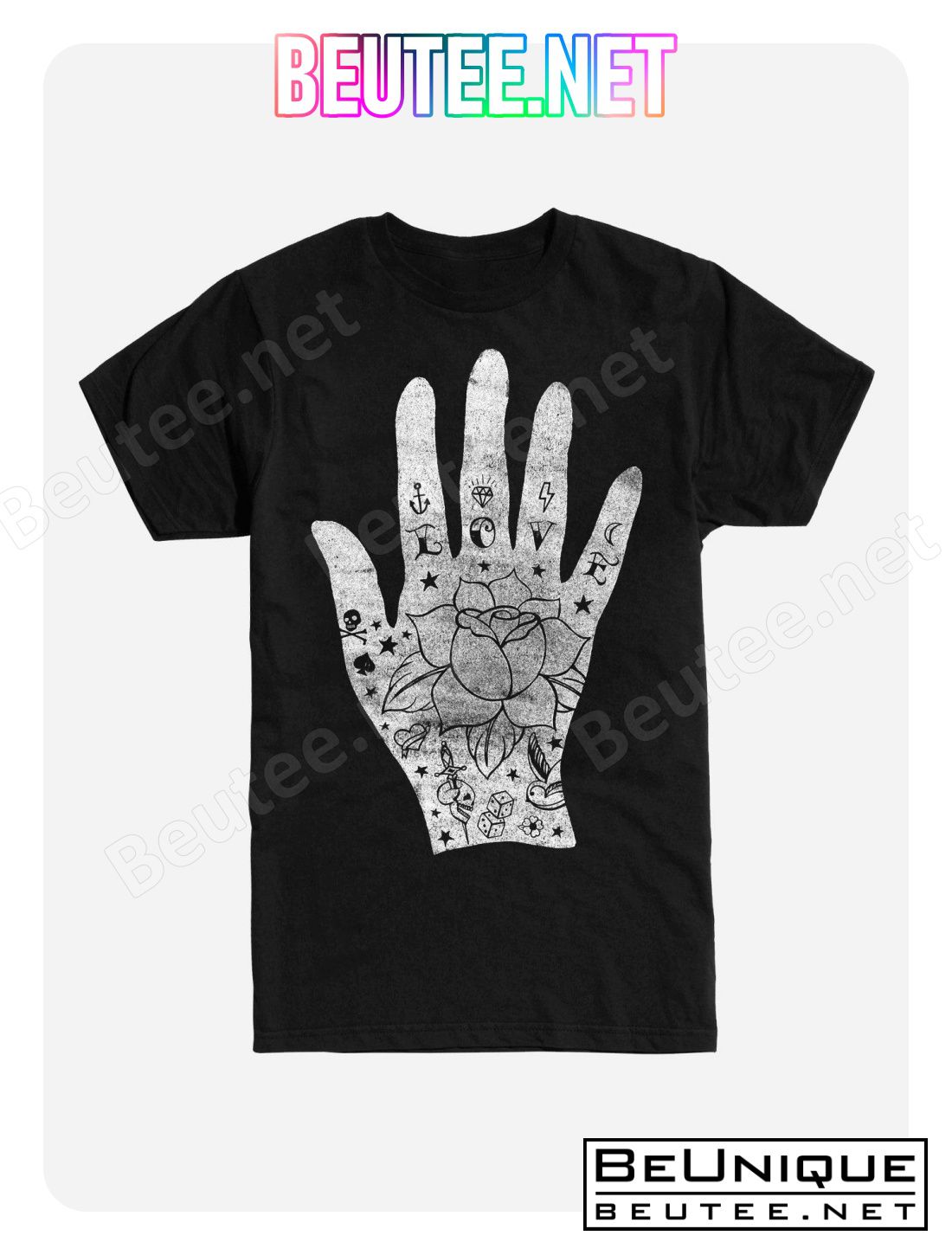 Hand Love Tattoo T-Shirt