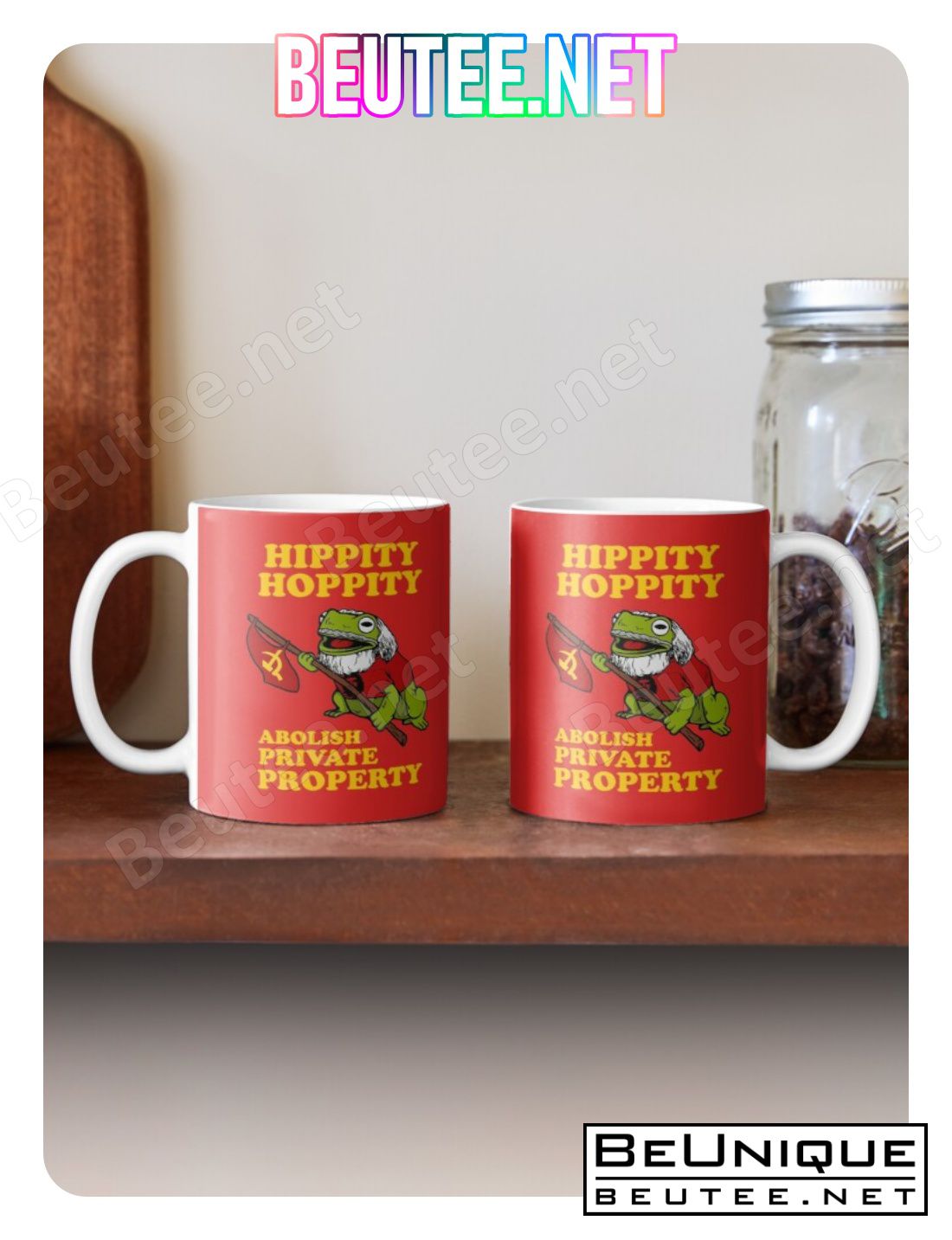 Hippity Hoppity Abolish Private Property Coffee Mug