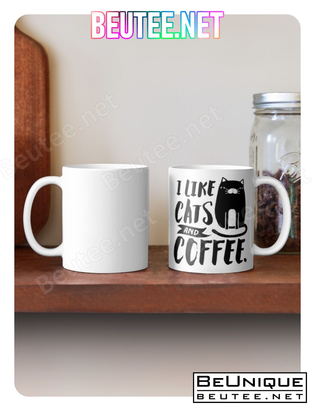 I Like Cats And Coffee Coffee Mug