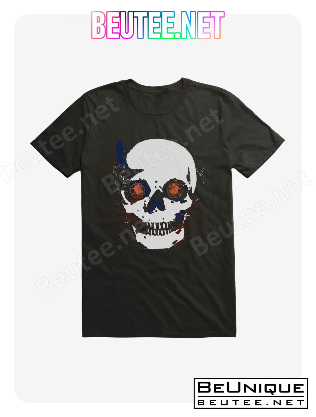 ICreate Basketball Skull T-Shirt