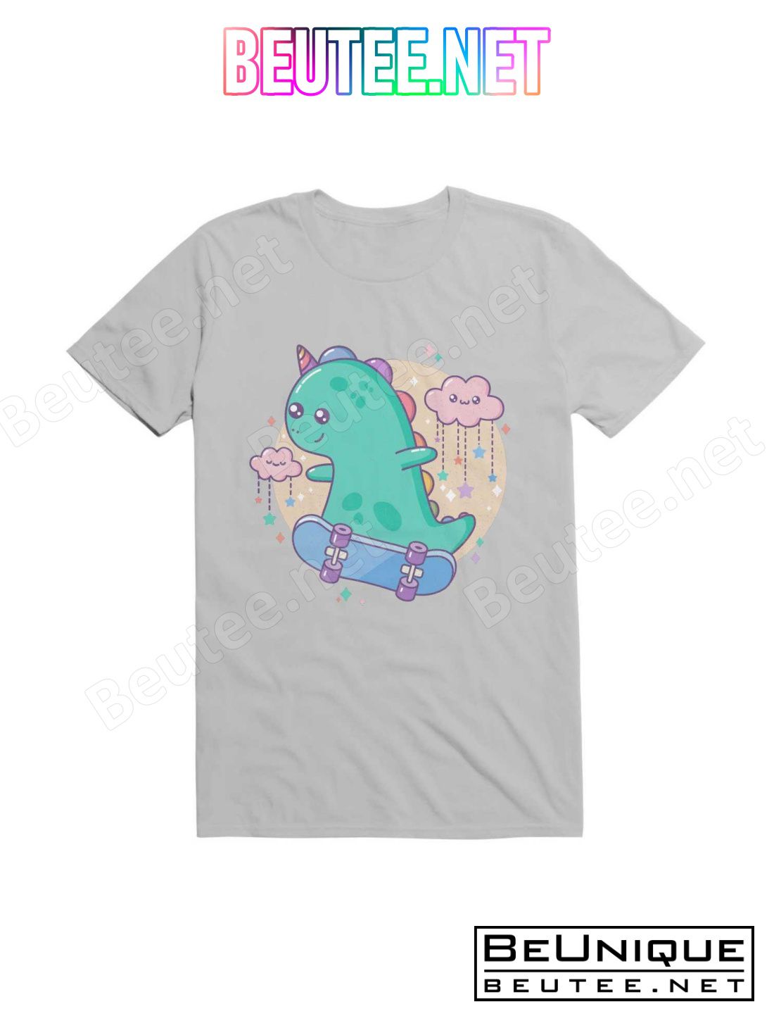 Kawaii Dinocorn Skater T-Shirt