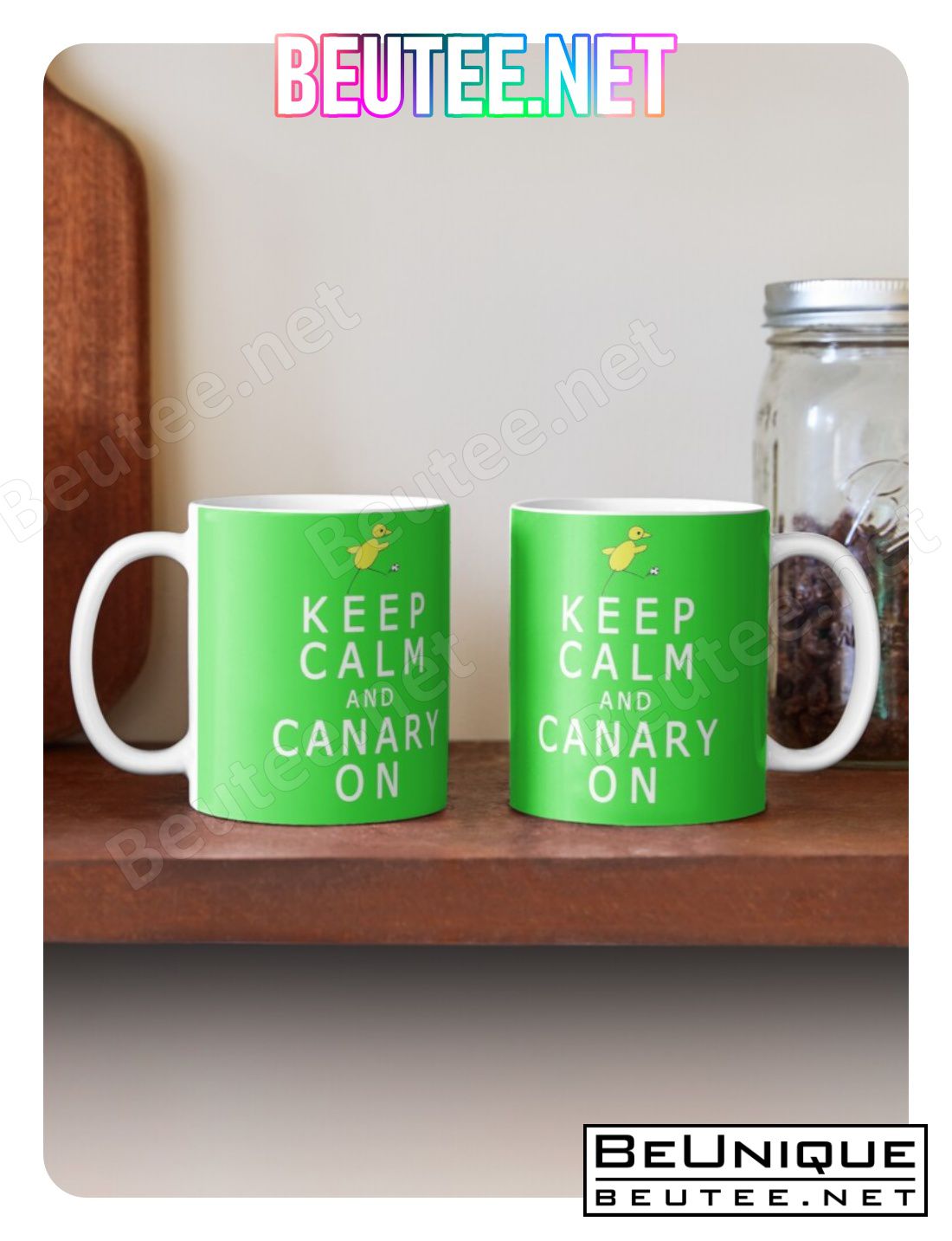 Keep Calm And Canary On (Norwich City Fc Inspired) Coffee Mug