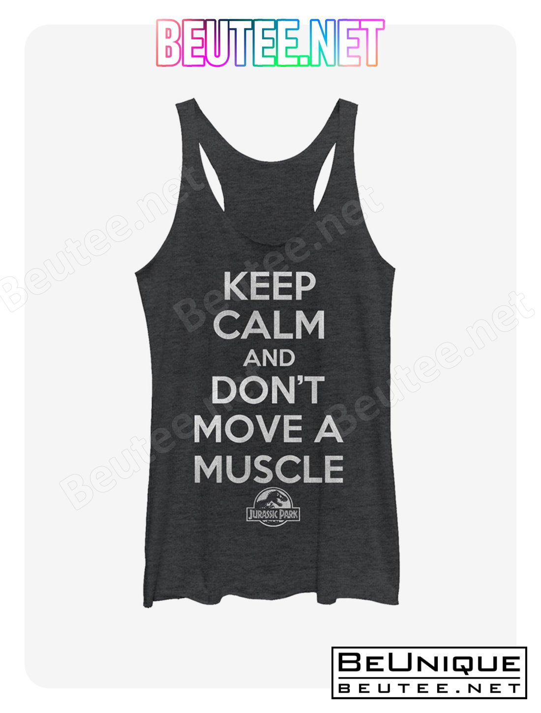 Keep Calm and Don't Move a Muscle Girls Tank