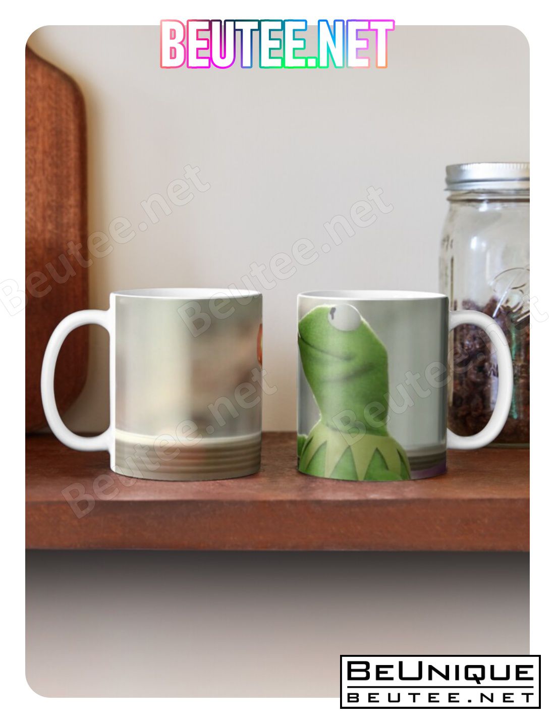 Kermit Sipping Tea Coffee Mug