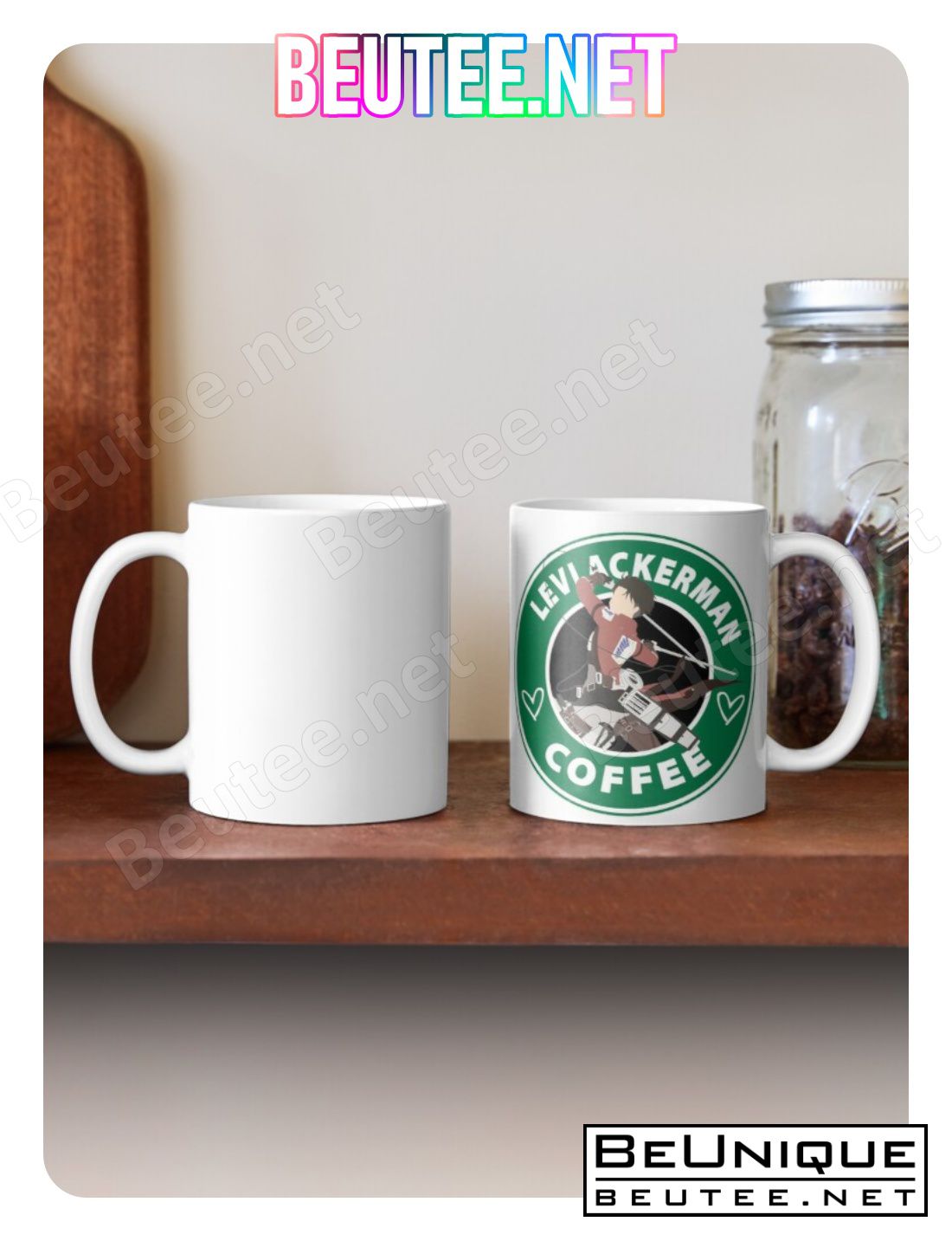 Levi Attack On Titan Starbuck Mug Coffee Mug