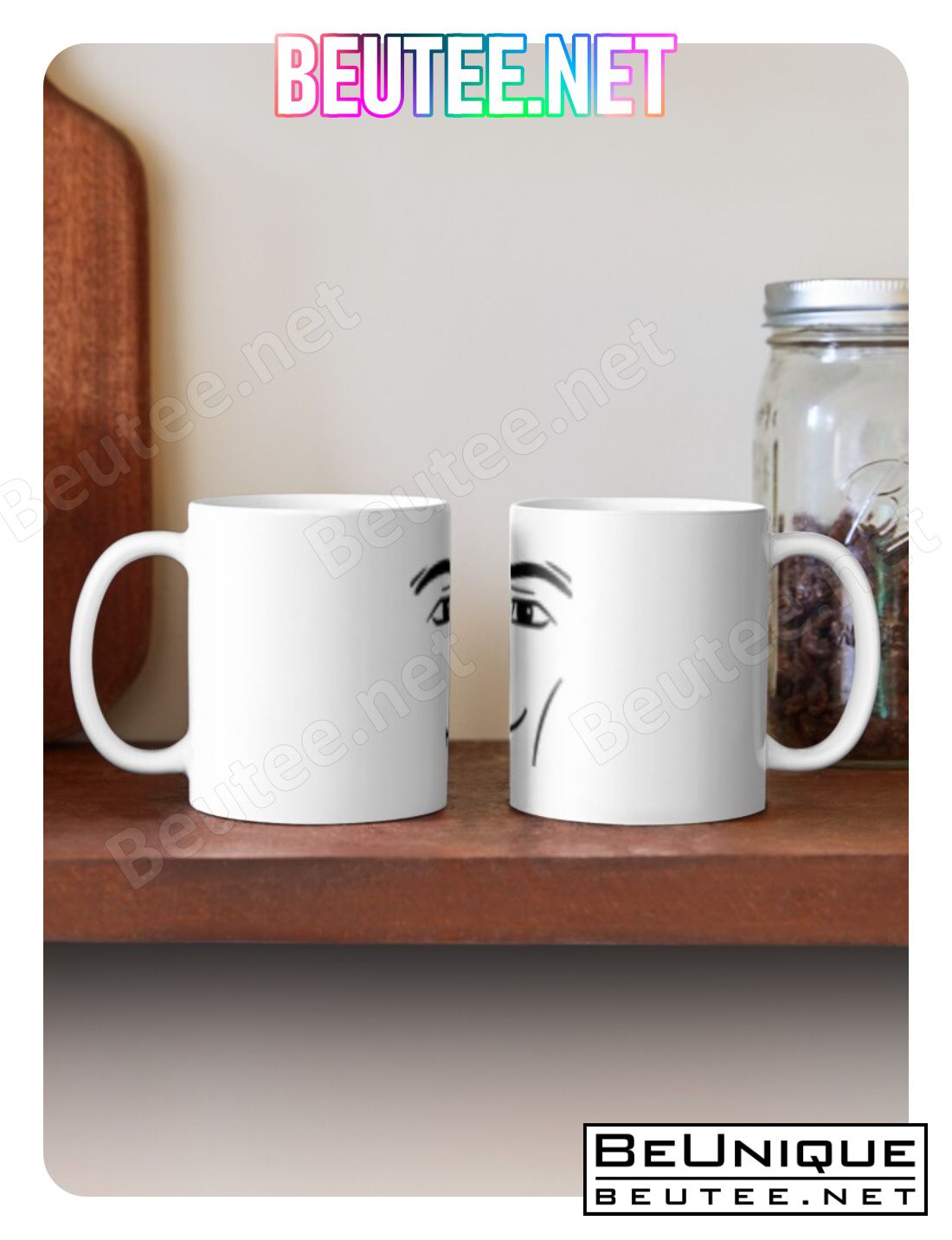 Man Face Coffee Mug