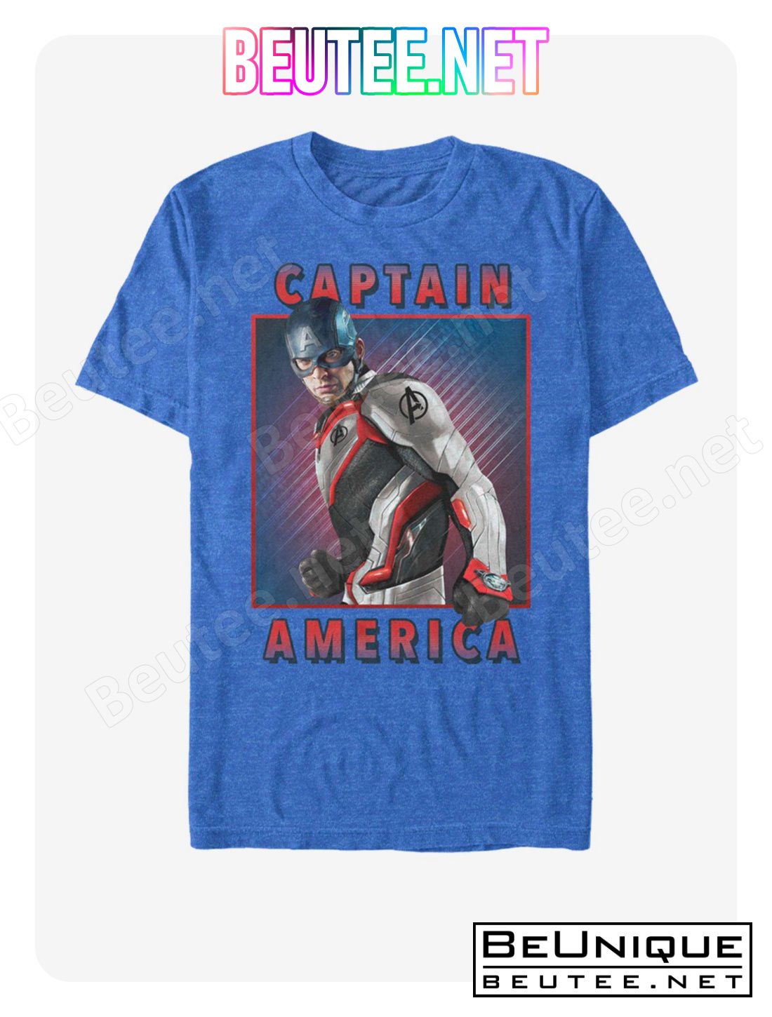 Marvel Avengers Endgame Captain America Armor Solo Box T-Shirt