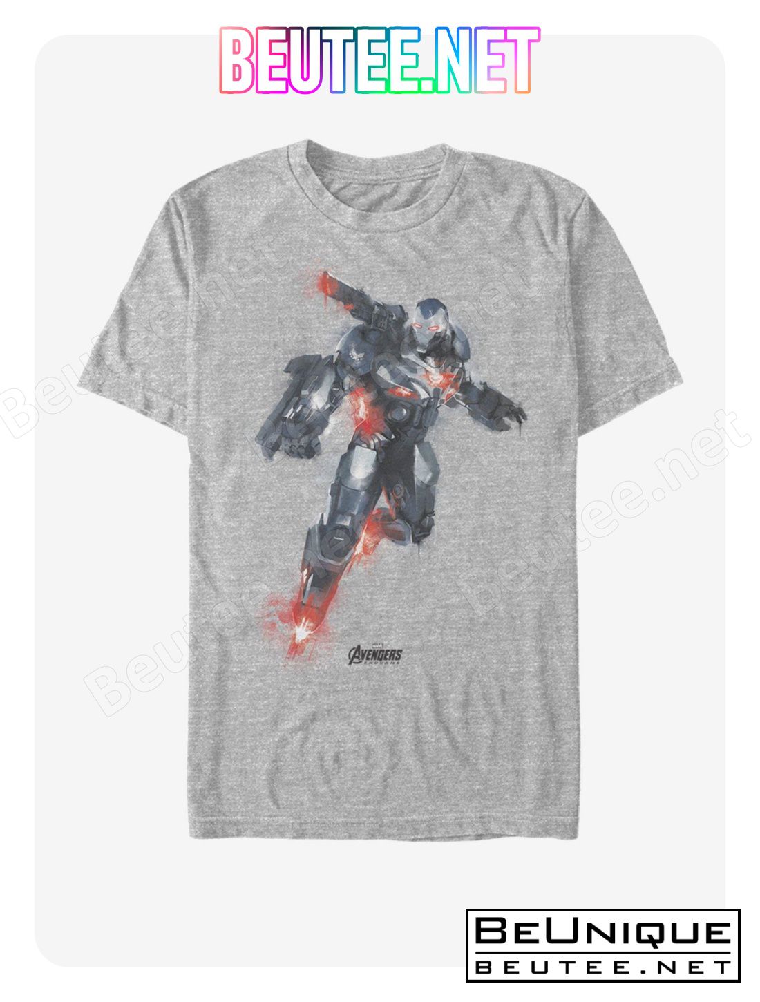 Marvel Avengers Endgame War Machine Paint T-Shirt