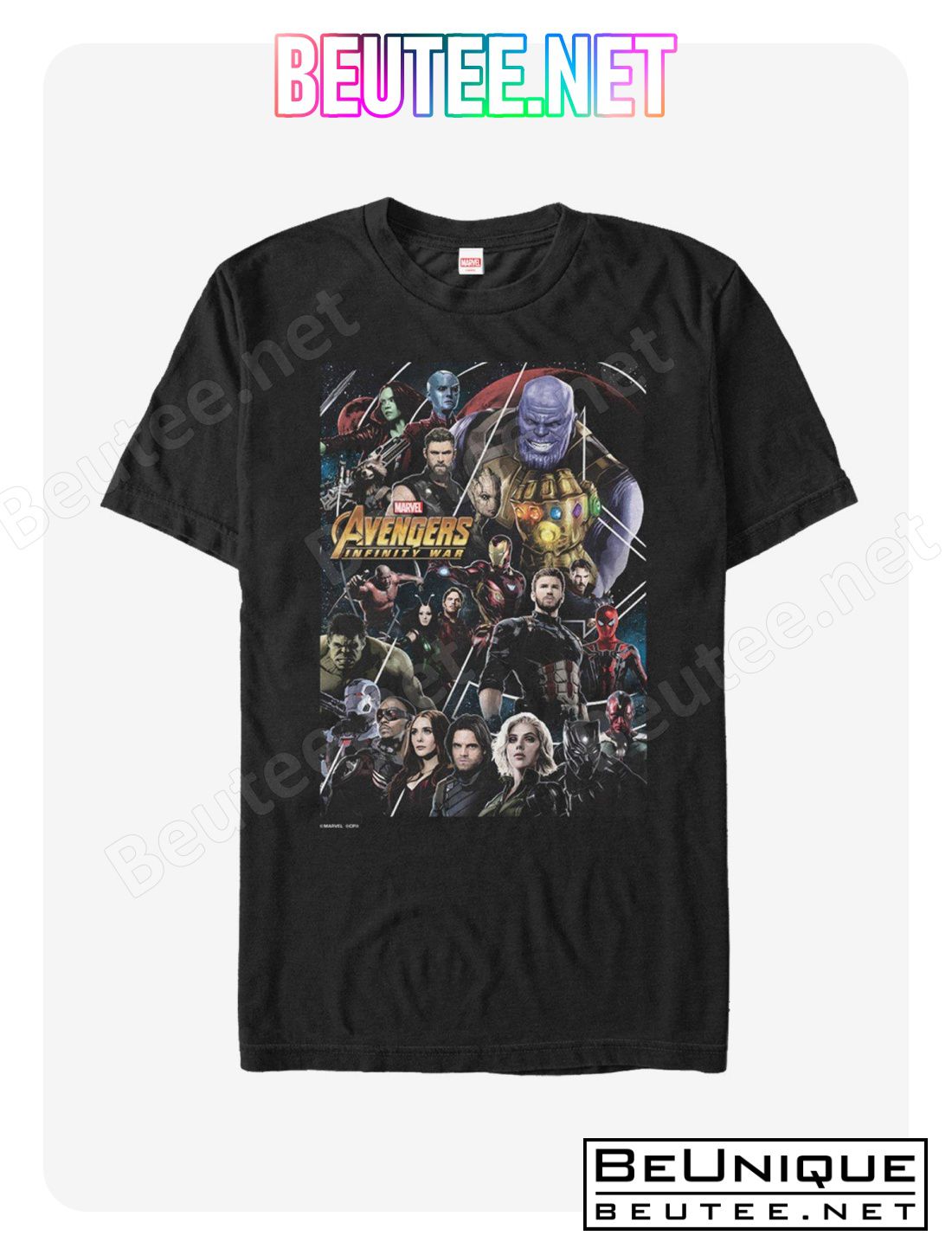 Marvel Avengers Infinity War Character View T-Shirt