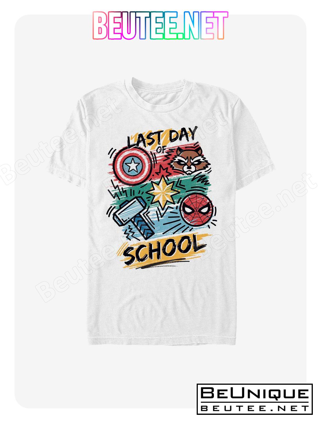 Marvel Avengers Last Day Of School T-Shirt