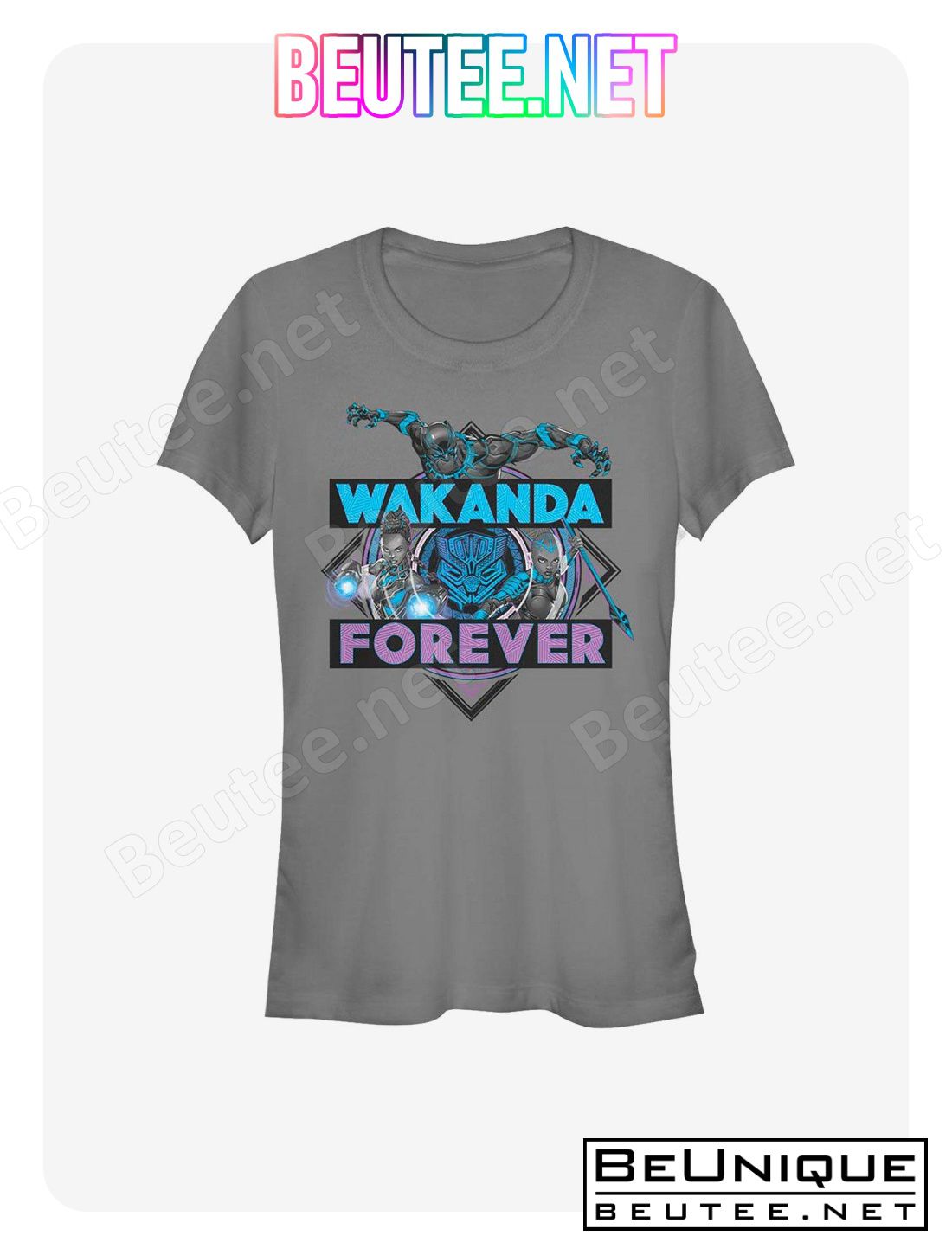 Marvel Black Panther Wakanda Crosshatch T-Shirt