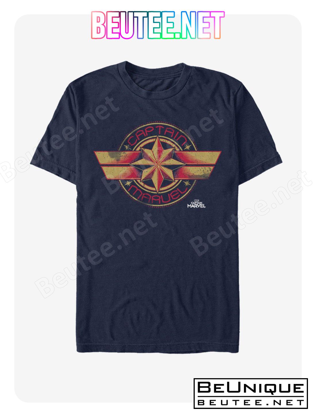 Marvel Captain Marvel Badge T-Shirt