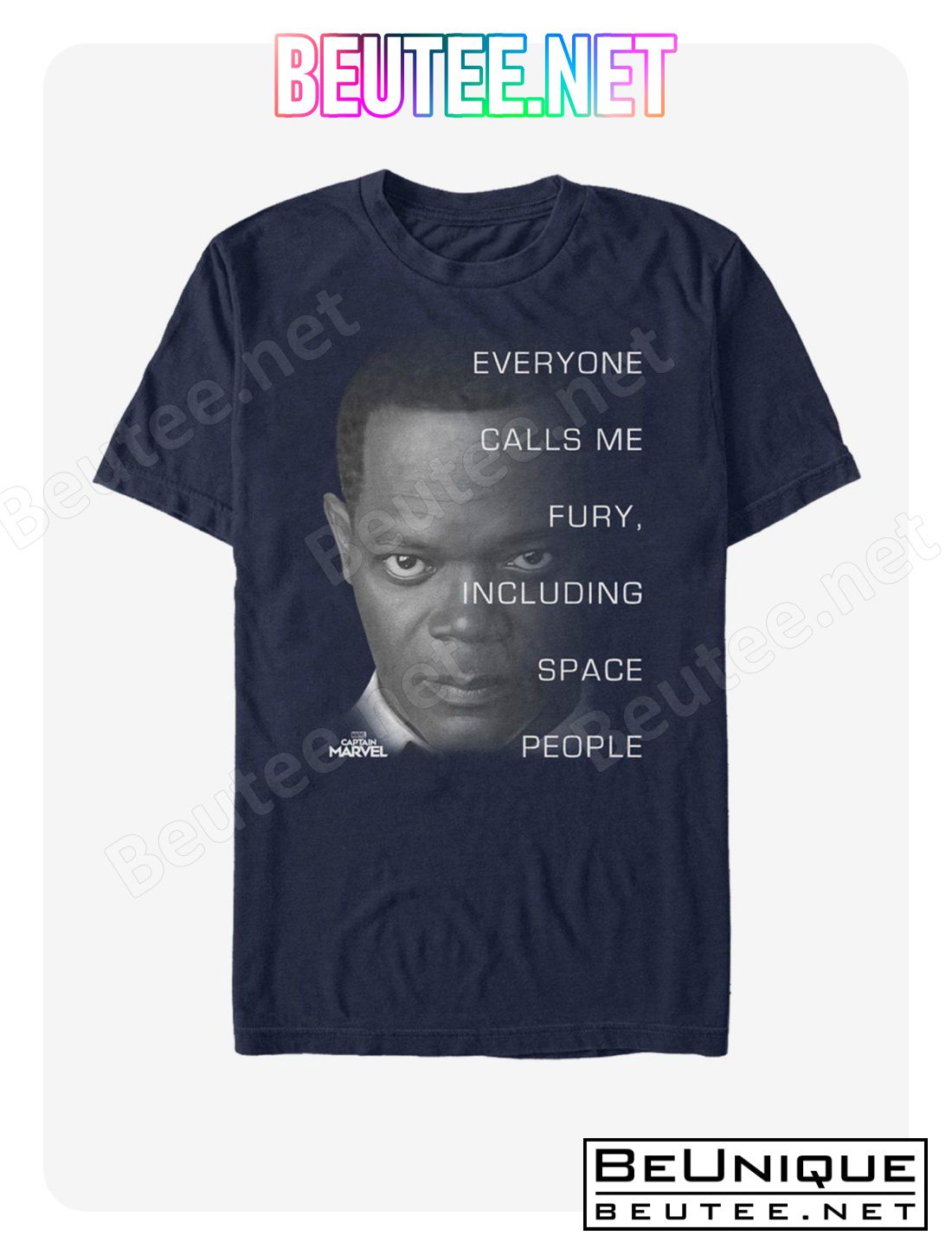 Marvel Captain Marvel Fury Respect T-Shirt