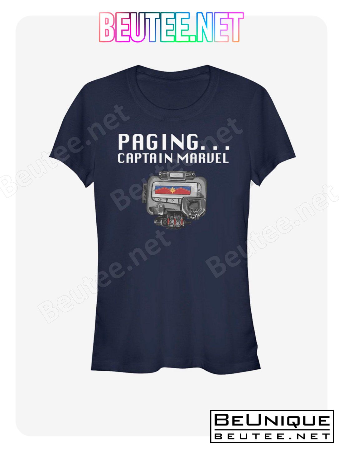 Marvel Captain Marvel Universal Pager T-Shirt