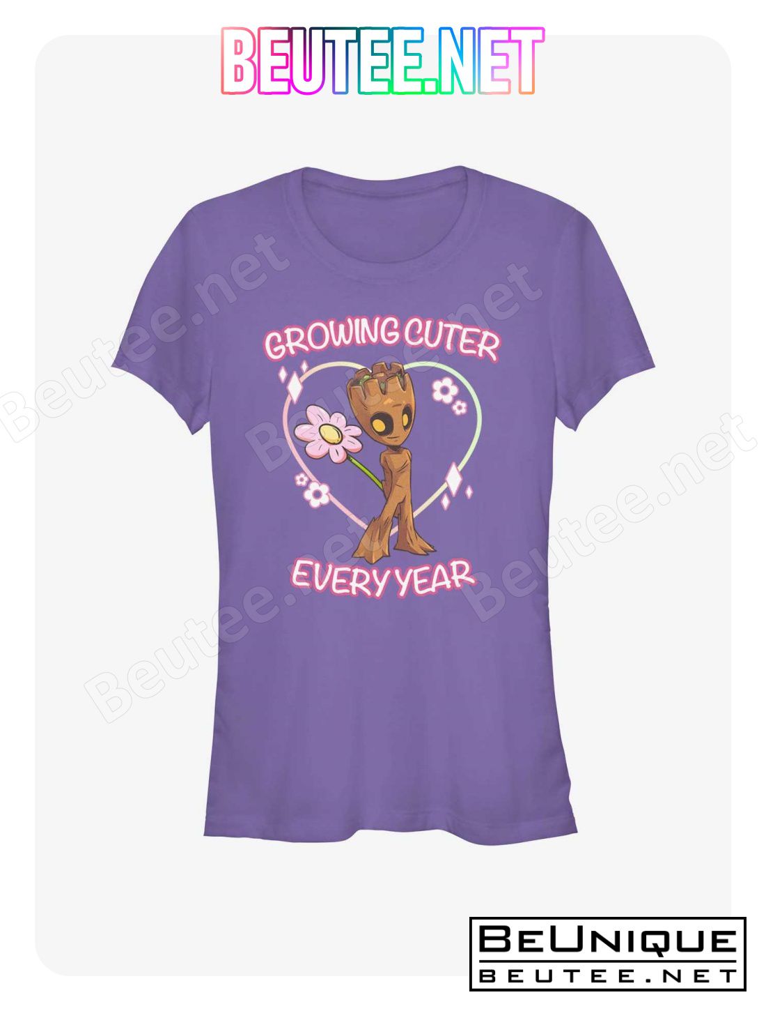 Marvel Guardians of the Galaxy Groot Growing Cuter Every Year T-Shirt