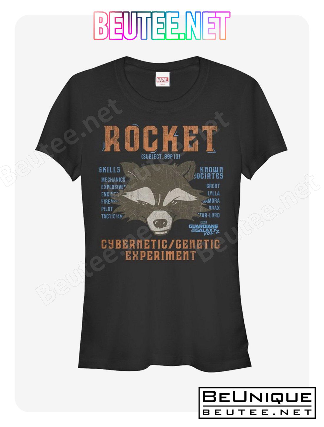 Marvel Guardians of the Galaxy Vol. 2 Rocket List T-Shirt