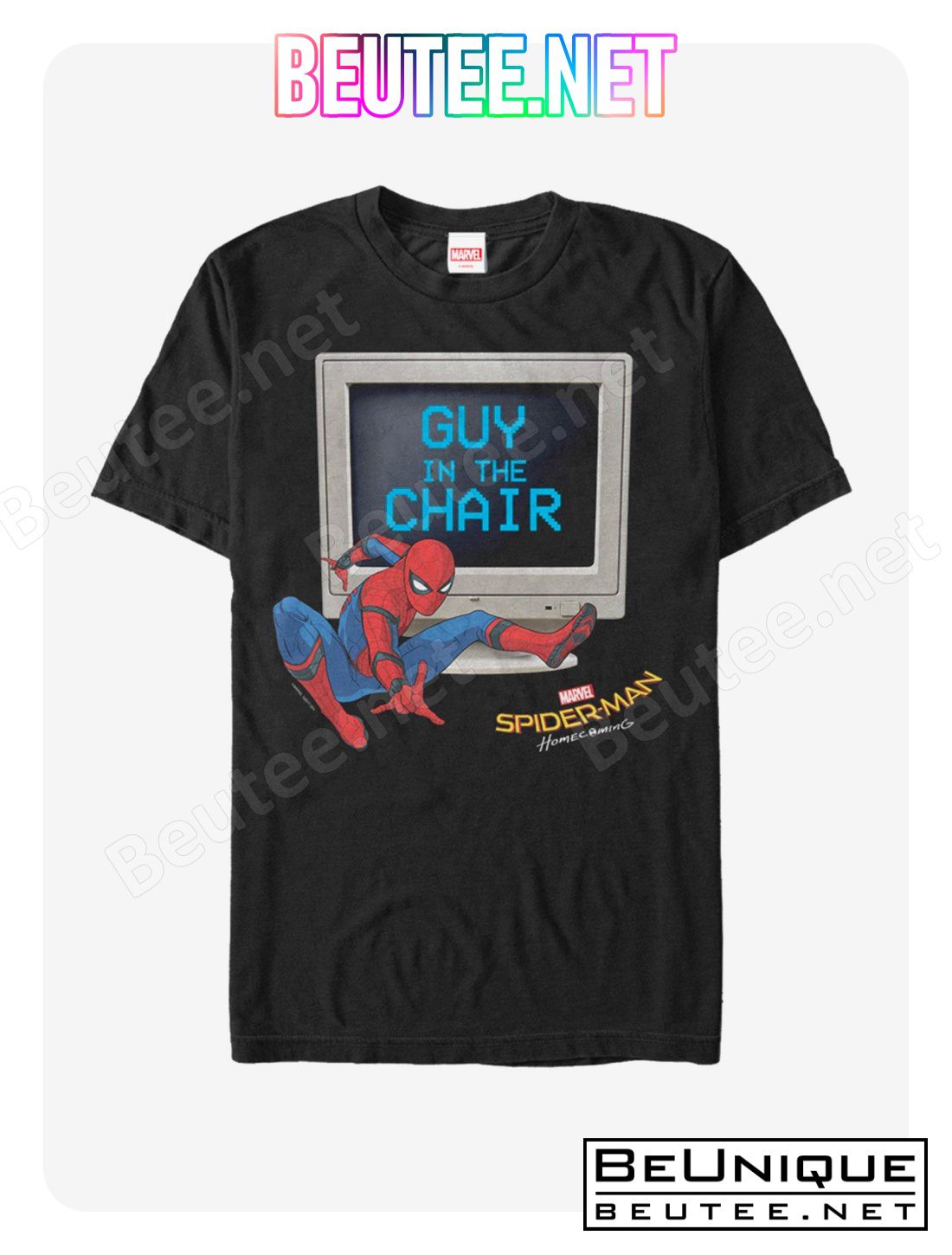 Marvel Spider-Man Far From Home Man In Chair T-Shirt