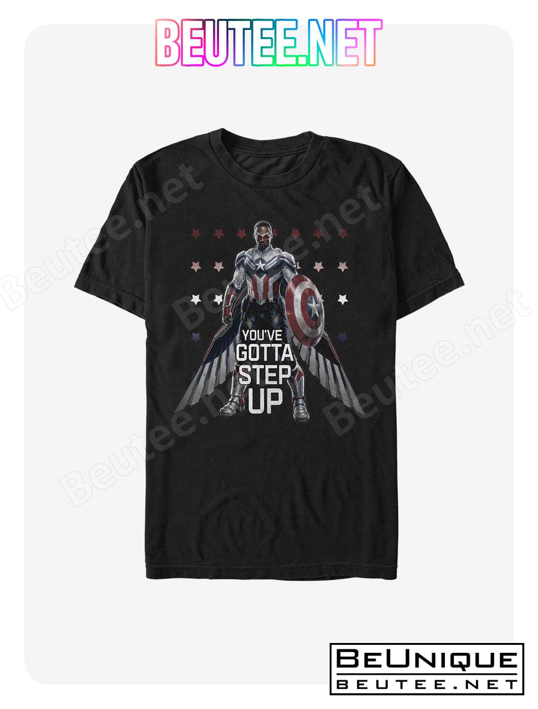 Marvel The Falcon And The Winter Soldier Falcon Step Up T-Shirt